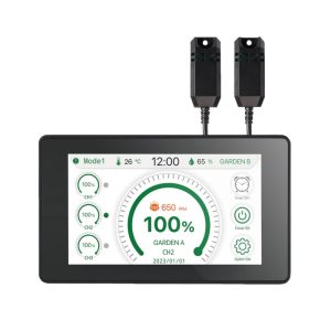 Kingbrite LED Horticulture Light Smart Controller|2 Temp|2 Humidity Sensors