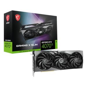 MSI Nvidia GeForce RTX 4070Ti Gaming X SLIM 12G GDDR6X 256-BIT Graphics Card