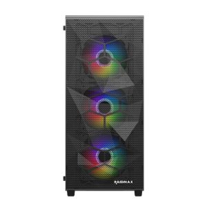 Raidmax V151TBS ATX | Micro-ATX | Mini-ITX RGB Mid-Tower Gaming Chassis - Black