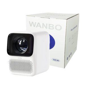 WANBO T2 MAX 1080P 450ANSI Android 9.0 Smart Projector - White