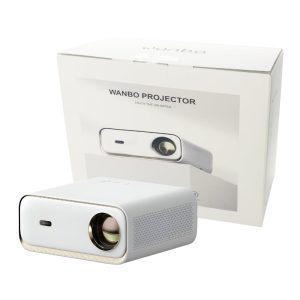 WANBO X5 1080P 1100ANSI Android 9.0 Smart Projector - White