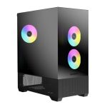 Raidmax I801 AIR CHROME E-ATX |ATX | Micro-ATX | Mini-ITX ARGB Mid-Tower Gaming Chassis - Black