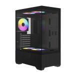 Raidmax I802 AIR E-ATX |ATX | Micro-ATX | Mini-ITX RGB Mid-Tower Gaming Chassis - Black