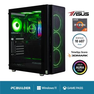 PCBuilder Ryzen 7 5700X3D COMMANDER Windows 11 Gaming PC