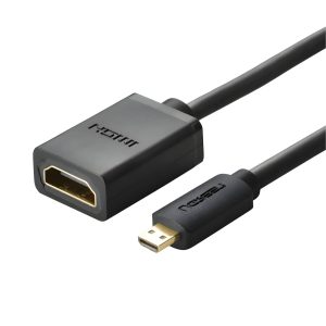 UGREEN 20134-20134 Micro HDMI Male to HDMI Female Adapter - Black