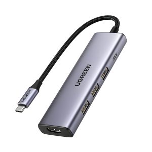 UGREEN Revodok 5-in-1 Type-C Hub | 4K HDMI | Type-C | USB3.0