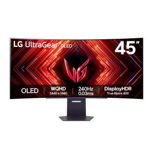 LG UltraGear 45" Ultra-WQHD 240Hz OLED Curved Gaming Monitor