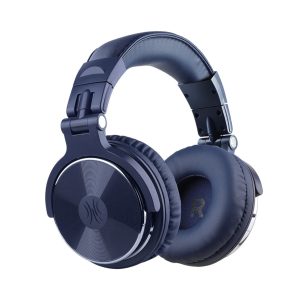 Oneodio Pro 10 Professional Wired Over Ear DJ and Studio Monitoring Headphones - Dark Blue