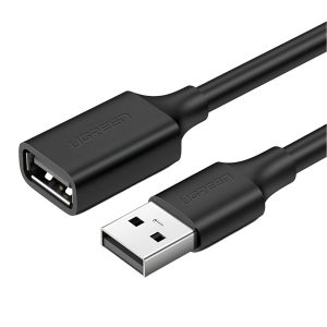 UGREEN USB 2.0 Extension Cable – Male to Female, 480Mbps Data Transfer - 1m