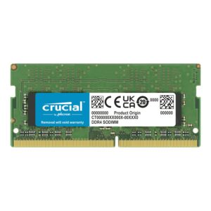 Crucial 16GB DDR4 3200 MHz SO-DIMM Single Ranked Memory