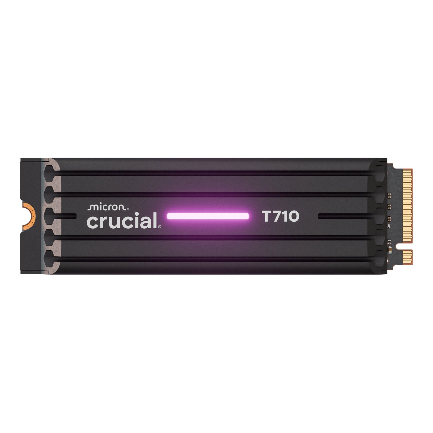Crucial T710 4TB M.2 NVMe Gen5 NAND SSD with Heatsink Crucial T710 4TB M.2 NVMe Gen5 NAND SSD with Heatsink