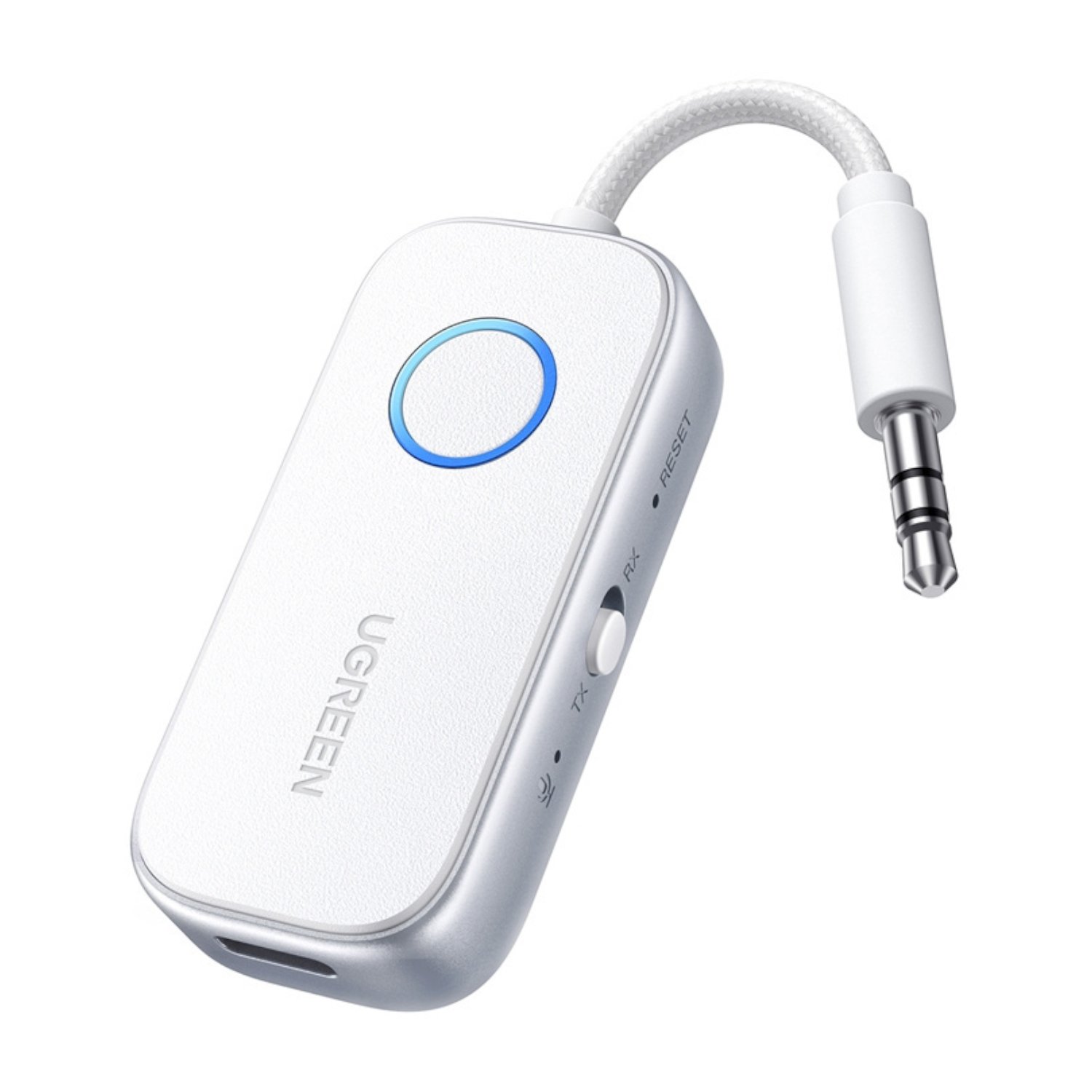 UGreen 3.5mm Bluetooth 5.4 Audio Receiver/Transmitter - White UGreen 3.5mm Bluetooth 5.4 Audio Receiver/Transmitter - White