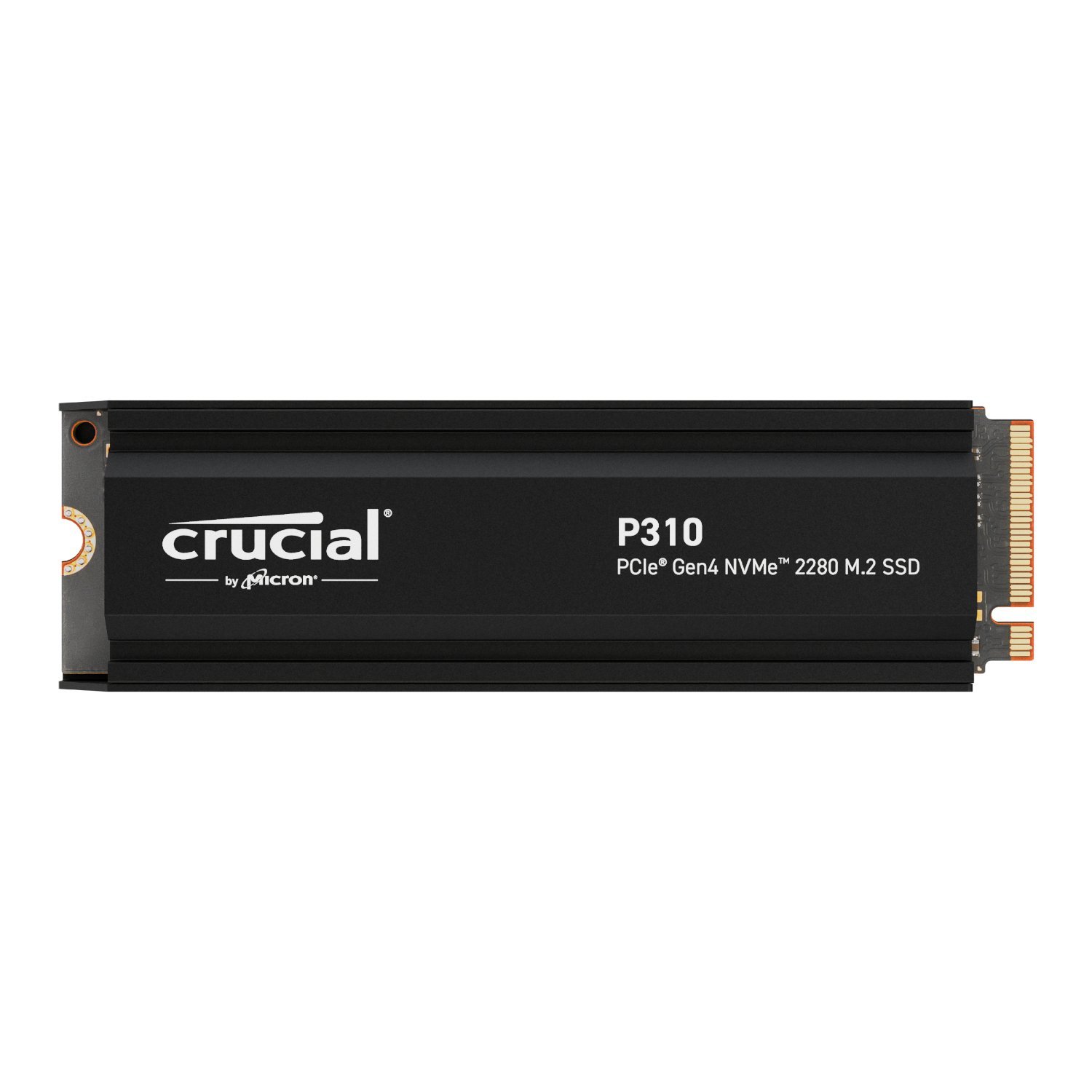 Crucial P310 4TB M.2 Gen4 with Heatsink NVMe 3D NAND SSD Crucial P310 4TB M.2 Gen4 with Heatsink NVMe 3D NAND SSD