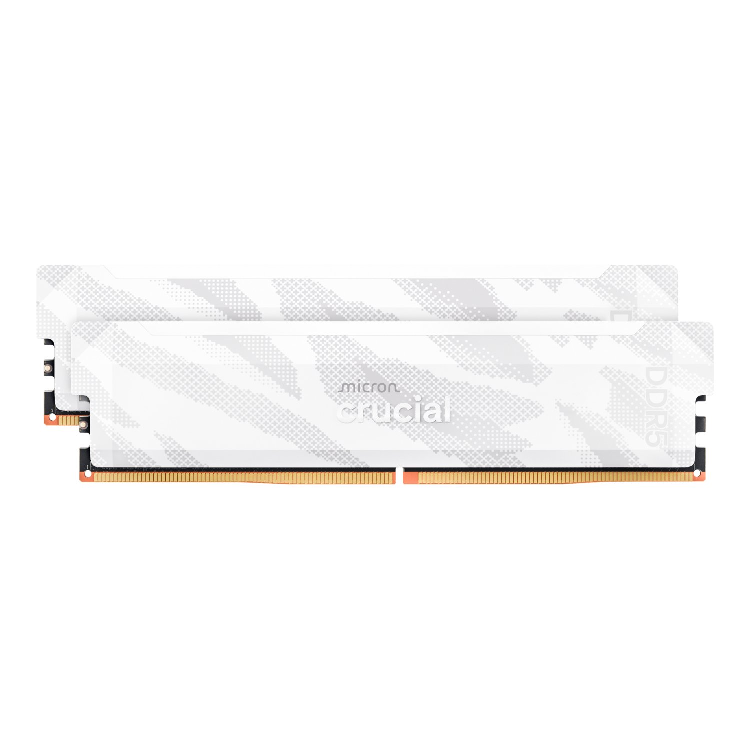 Crucial Pro Overclocking DDR5-6400 32GB Desktop Gaming Memory Kit (16GB x 2) – White Crucial Pro Overclocking DDR5-6400 32GB Desktop Gaming Memory Kit (16GB x 2) – White