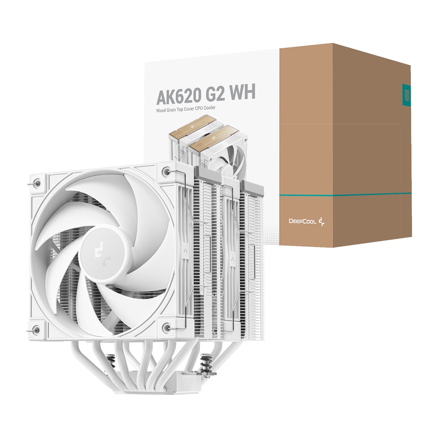 DeepCool AK620 G2 120mm CPU Air Cooler - White DeepCool AK620 G2 120mm CPU Air Cooler - White