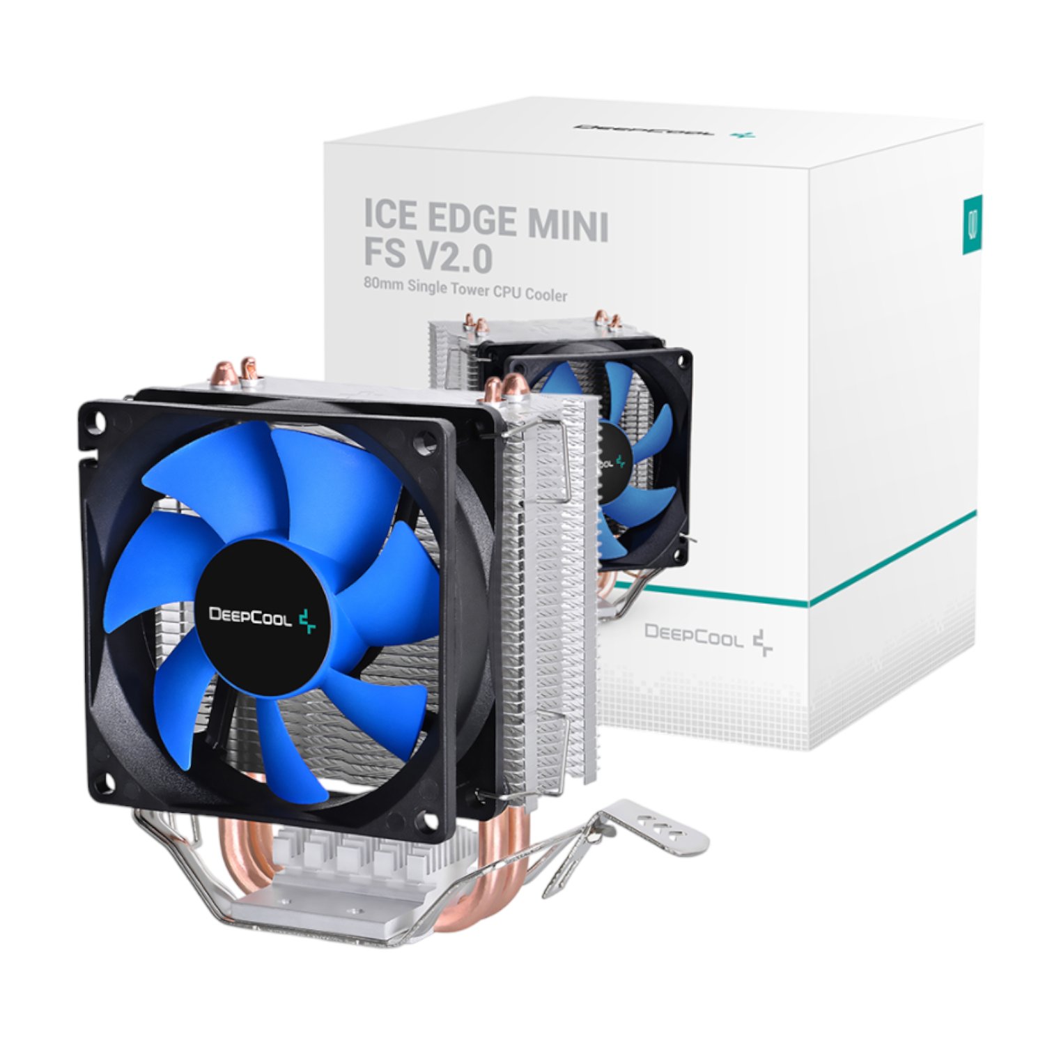 DeepCool Ice Edge Mini FS V2.0 80mm CPU Air Cooler - Blue DeepCool Ice Edge Mini FS V2.0 80mm CPU Air Cooler - Blue