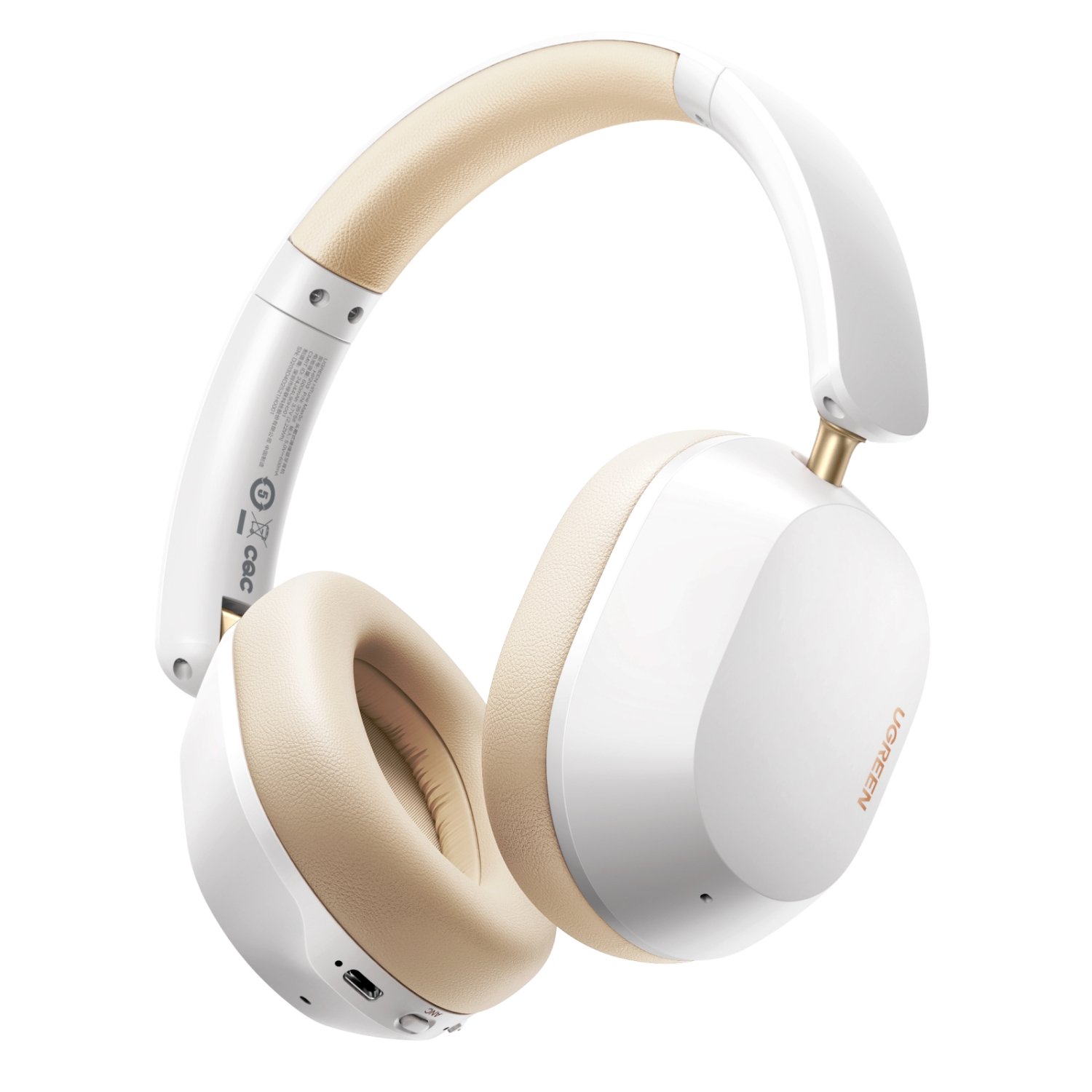 UGreen HiTune Max 5C Hybrid ANC Headphones–White UGreen HiTune Max 5C Hybrid ANC Headphones–White