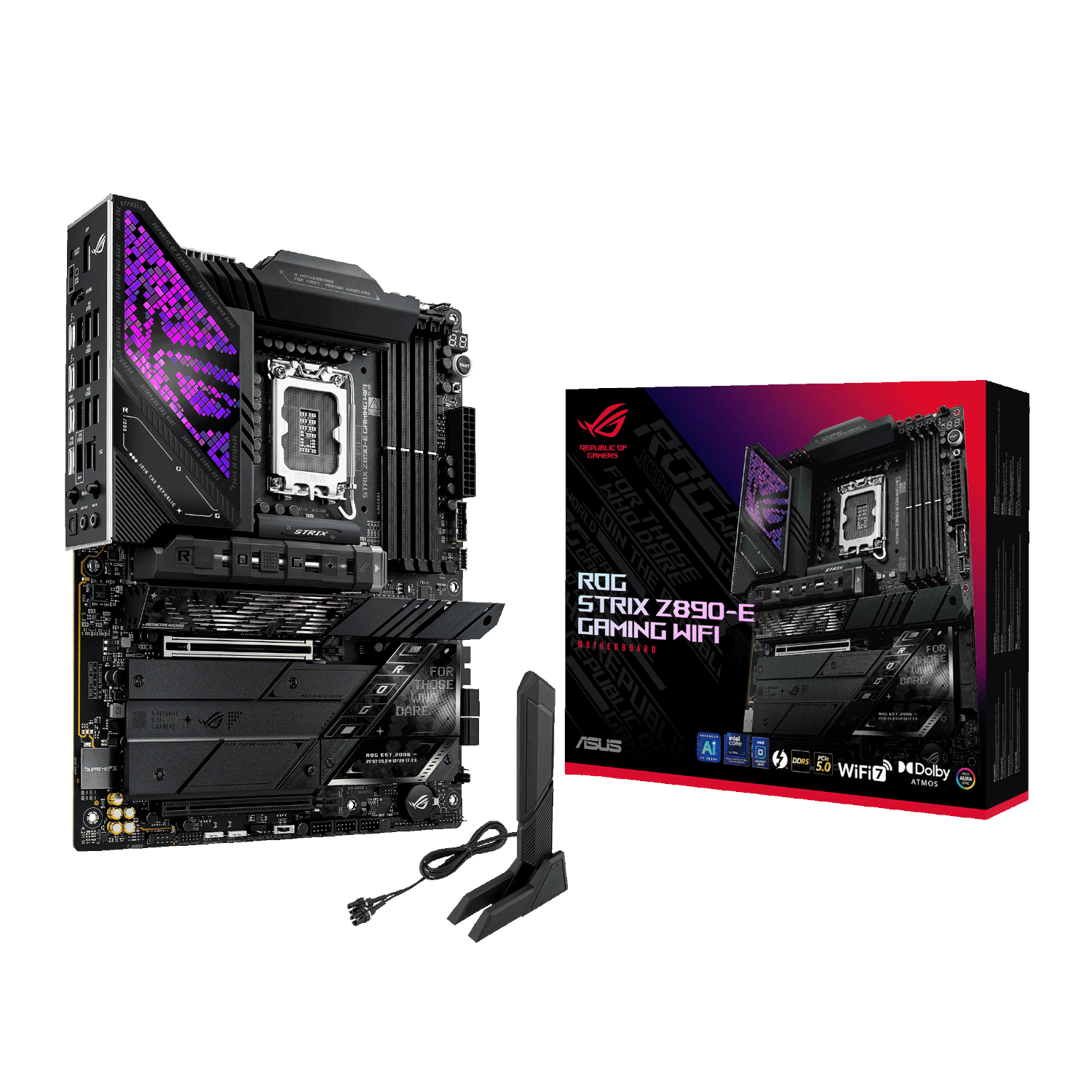 Asus ROG Strix Z890-E Gaming WIFI Intel LGA1851 ATX Gaming Motherboard Asus ROG Strix Z890-E Gaming WIFI Intel LGA1851 ATX Gaming Motherboard