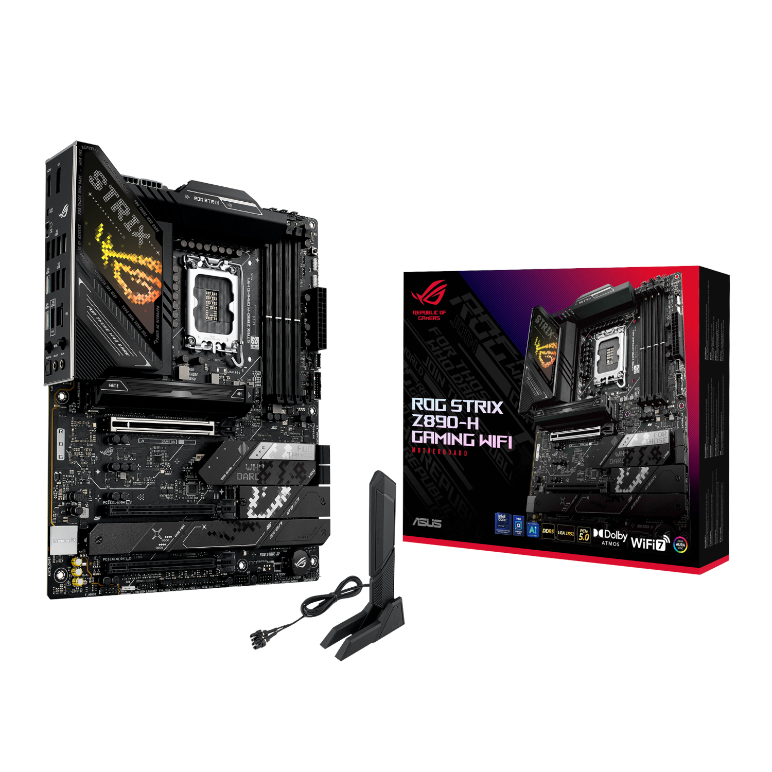 Asus ROG Strix Z890-H GAMING WIFI Intel LGA1851 ATX Motherboard Asus ROG Strix Z890-H GAMING WIFI Intel LGA1851 ATX Motherboard