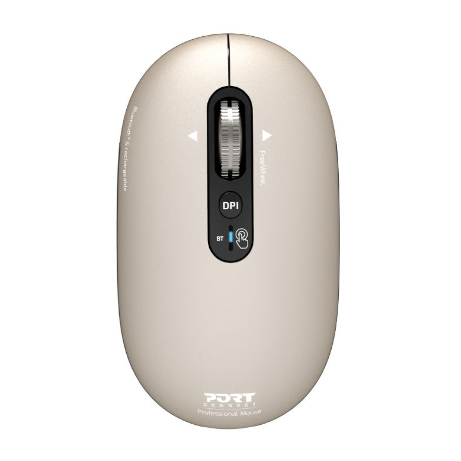 Port Connect PURE MAC Rechargeable Wireless and Bluetooth Mouse - Pearl Port Connect PURE MAC Rechargeable Wireless and Bluetooth Mouse - Pearl