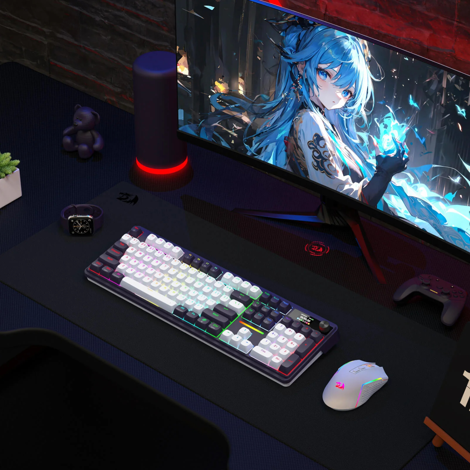 XpressTech_Redragon-K762WB-RGB-PRO-LCD-Full-size-Gasket-Mechanical-Keyboard-Black_RD-K762WB-RGB-PRO-5