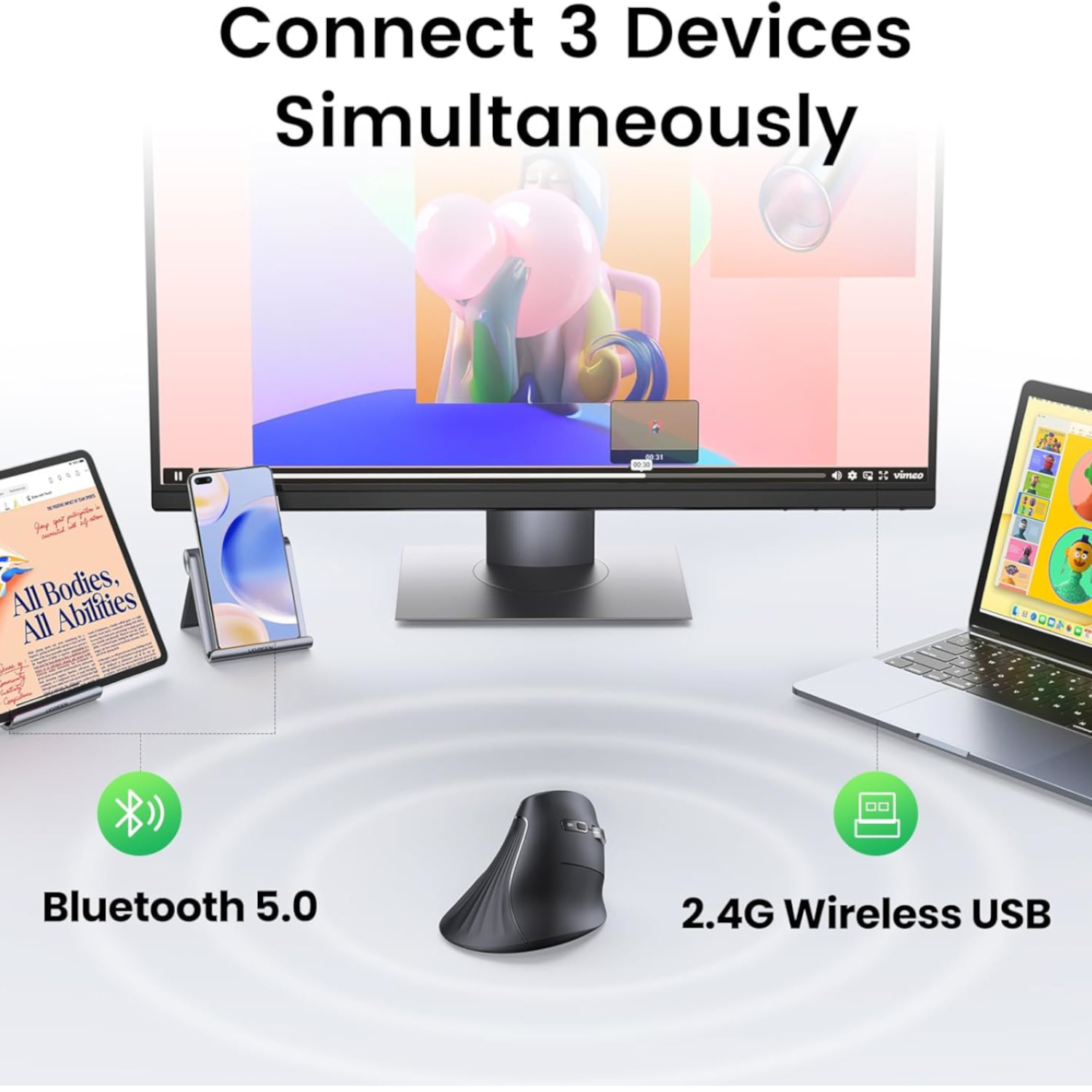 XpressTech_UGreen-Multi-Mode-Vertical-Mouse-Bluetooth-and-2.4G-Wirelessx2013Black_MU008-25444-4