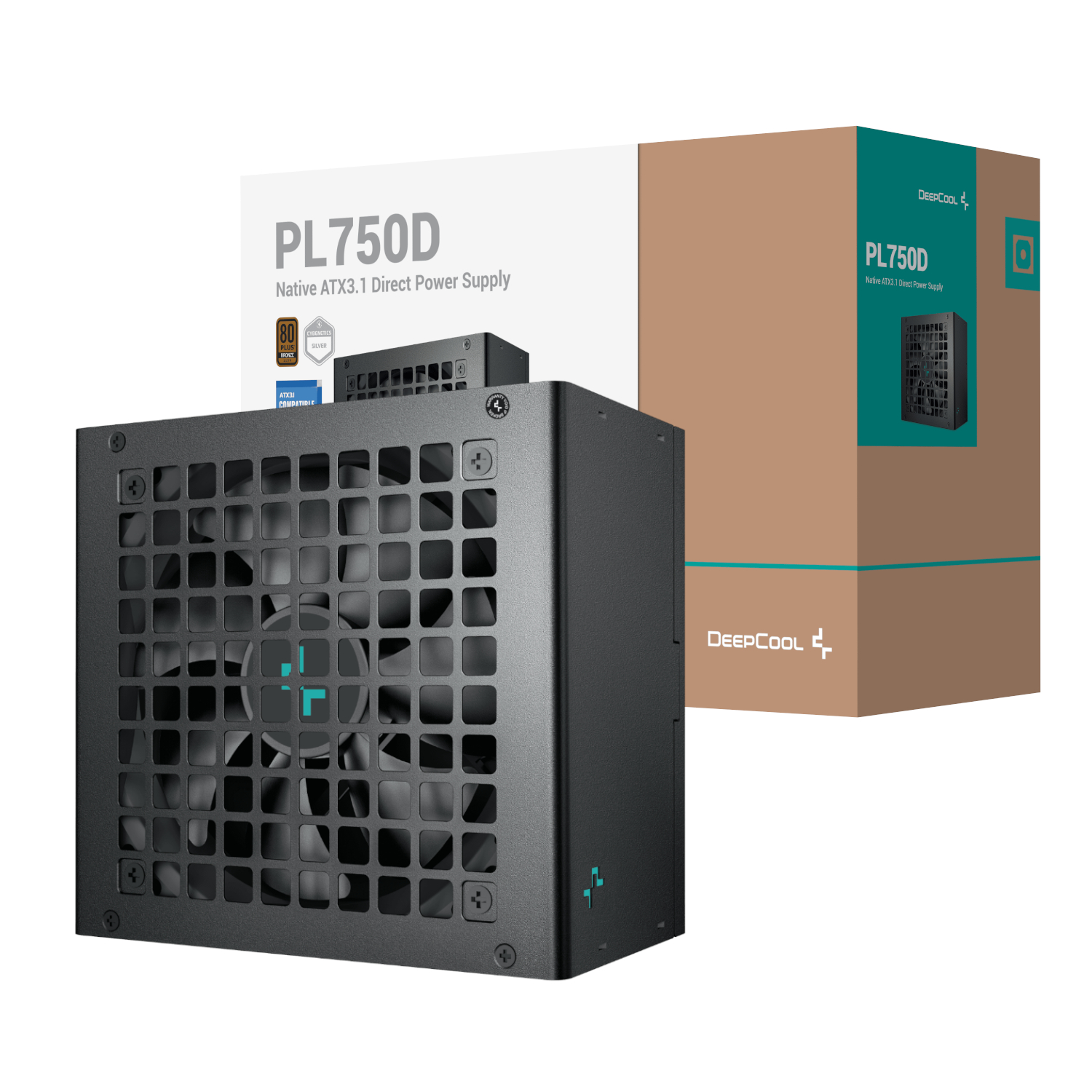 DeepCool PL750D 750W 80PLUS Bronze ATX3.1 Semi-Modular Power Supply DeepCool PL750D 750W 80PLUS Bronze ATX3.1 Semi-Modular Power Supply